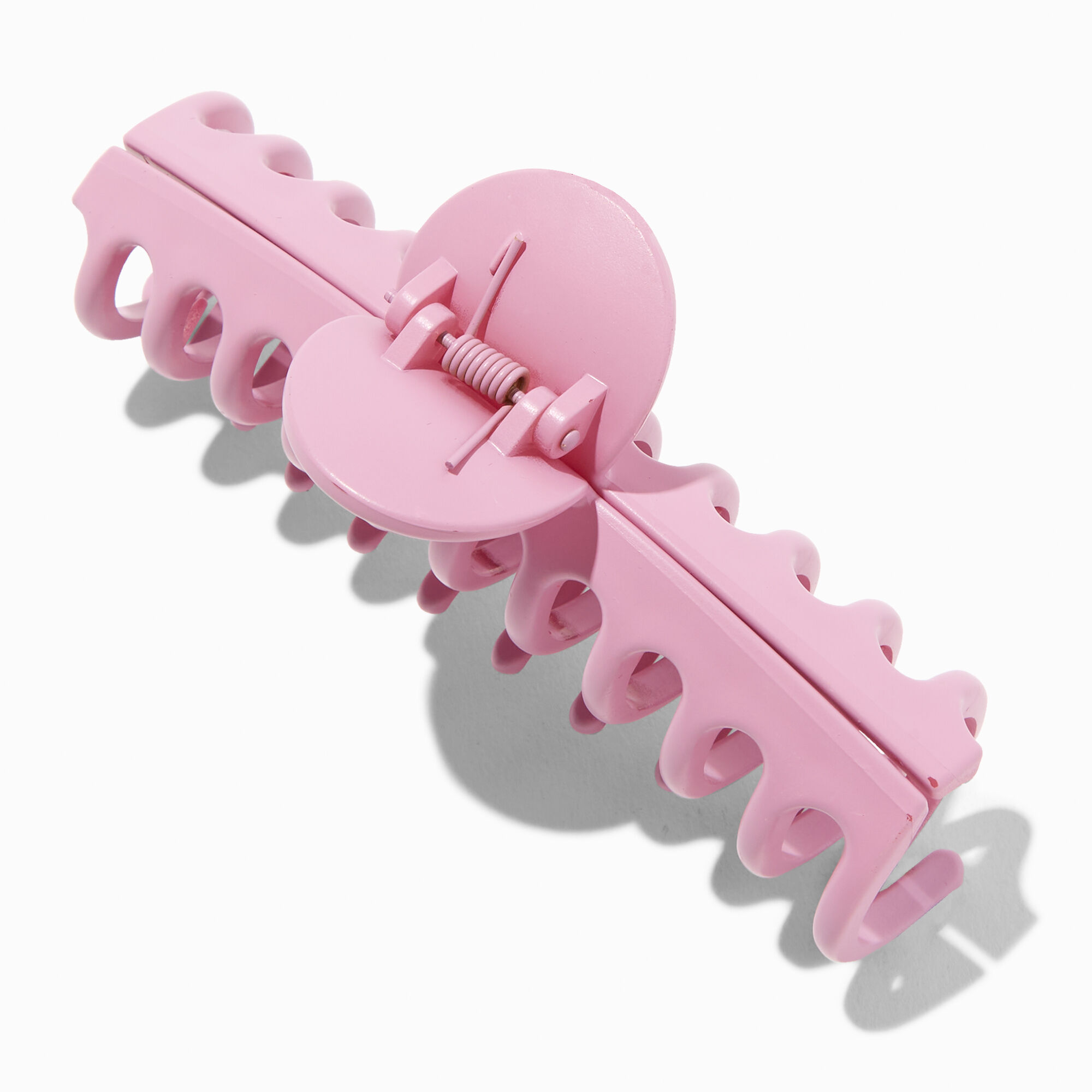 Matte Pink Large Barrel Claw CLip,