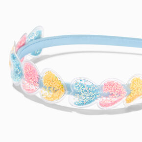 Claire&#39;s Club Confetti Shaker Hearts Headband,