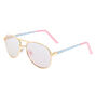 Lunettes de soleil aviateur teint&eacute;es &agrave; imprim&eacute; licorne pour enfants,