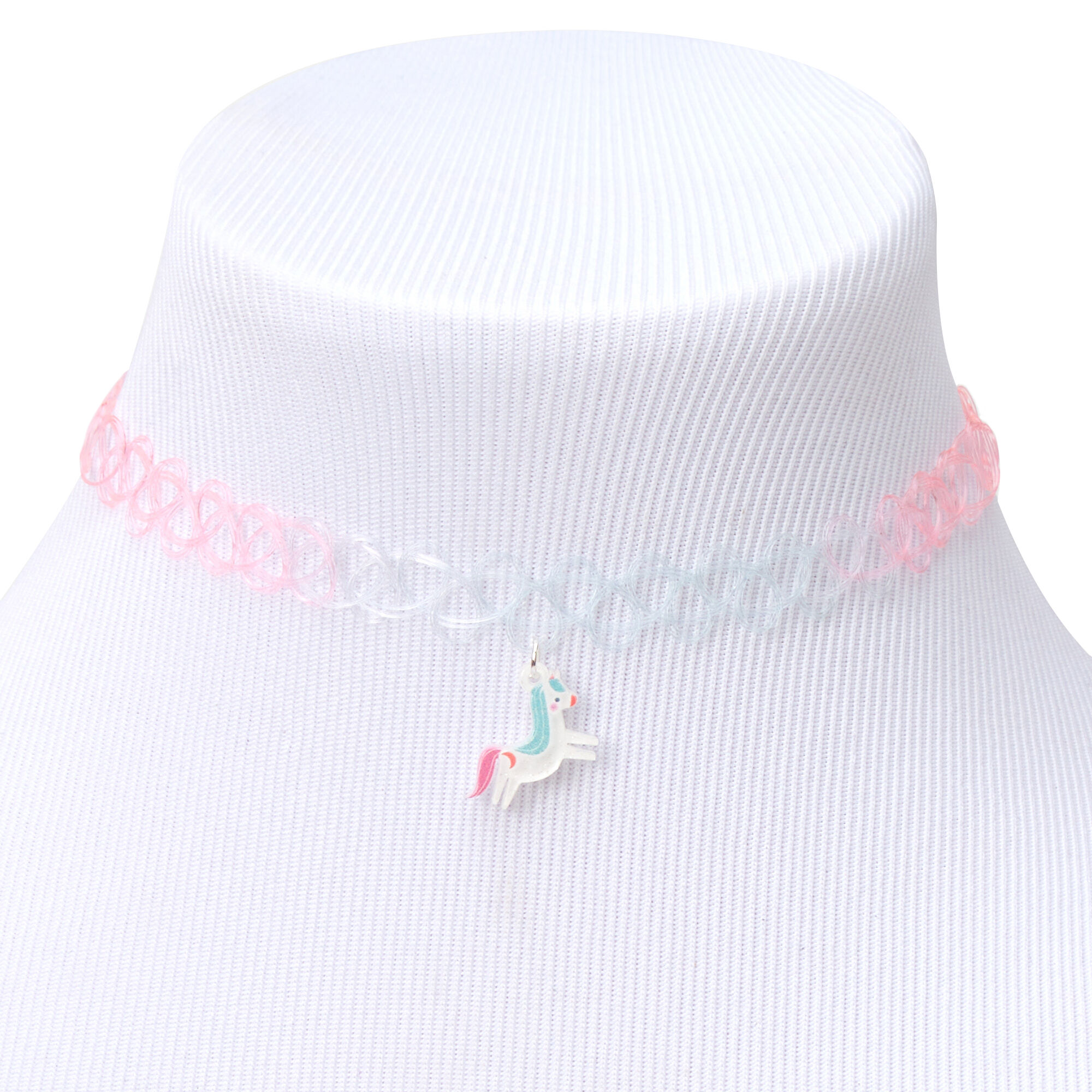 Claire s Club Unicorn Choker Necklace