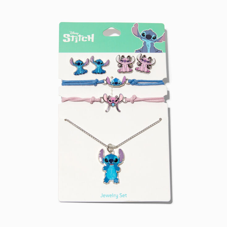 Parure de bijoux Stitch Disney - Lot de 5,