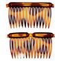 LocALoc&reg; Bandables Tortoiseshell Hair Combs - Brown, 2 Pack,