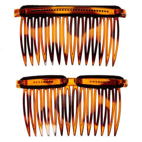 LocALoc&reg; Bandables Tortoiseshell Hair Combs - 2 Pack,