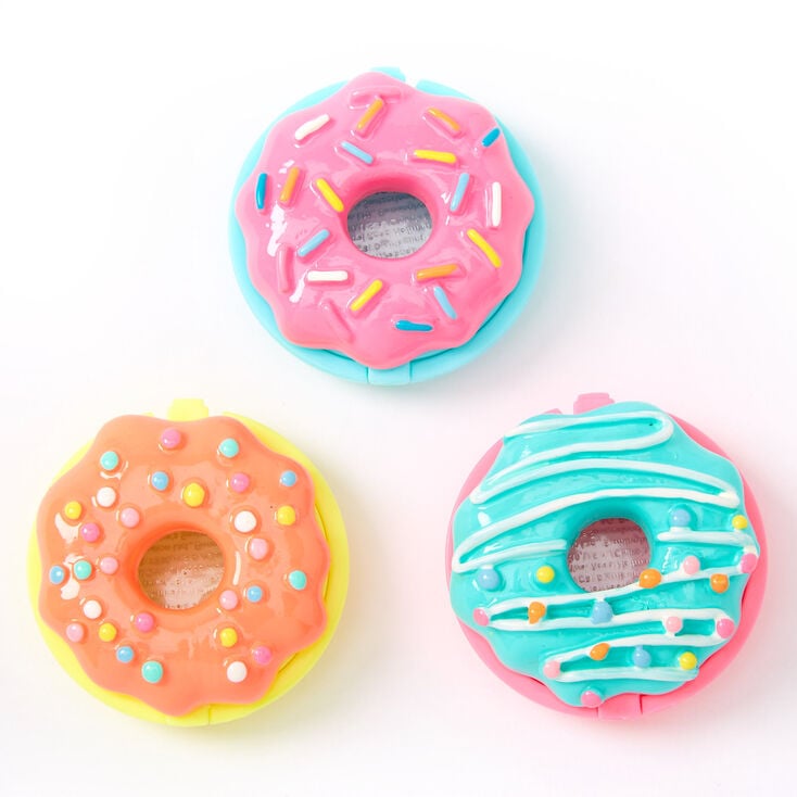 Neon Donuts Lip Gloss Set - 3 Pack,