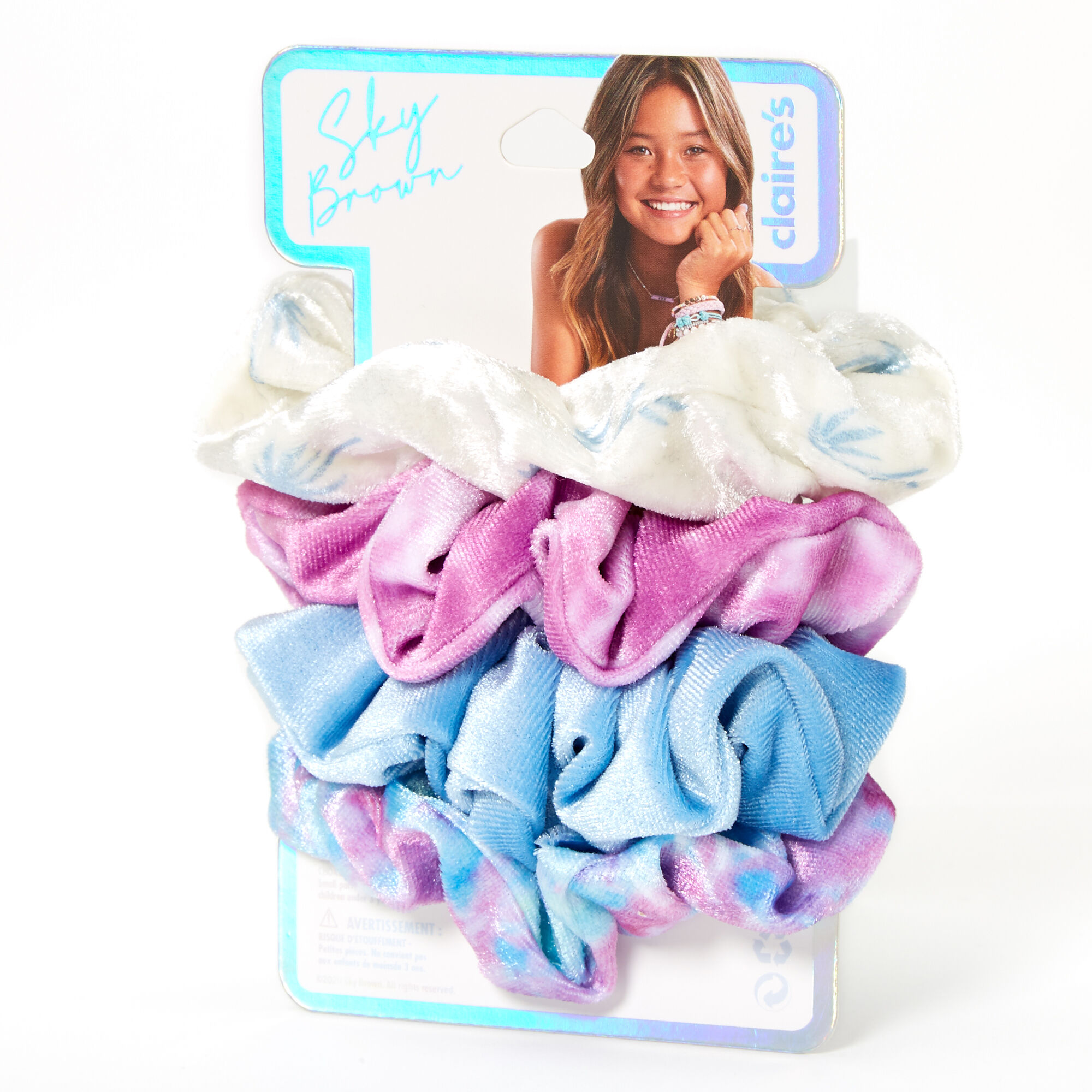 Petits chouchous Sky Brown™ - Bleu, lot de 4,