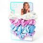 Sky Brown&trade; Small Hair Scrunchies &ndash; Blue, 4 Pack,