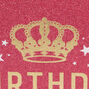 Red Glitter Birthday Princess Gift Box,