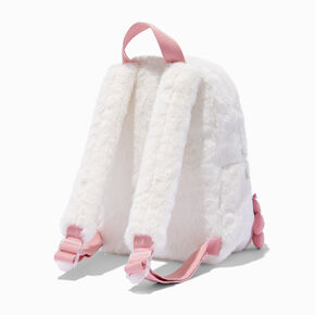 Claire&#39;s Club White Rabbit Dome Backpack,