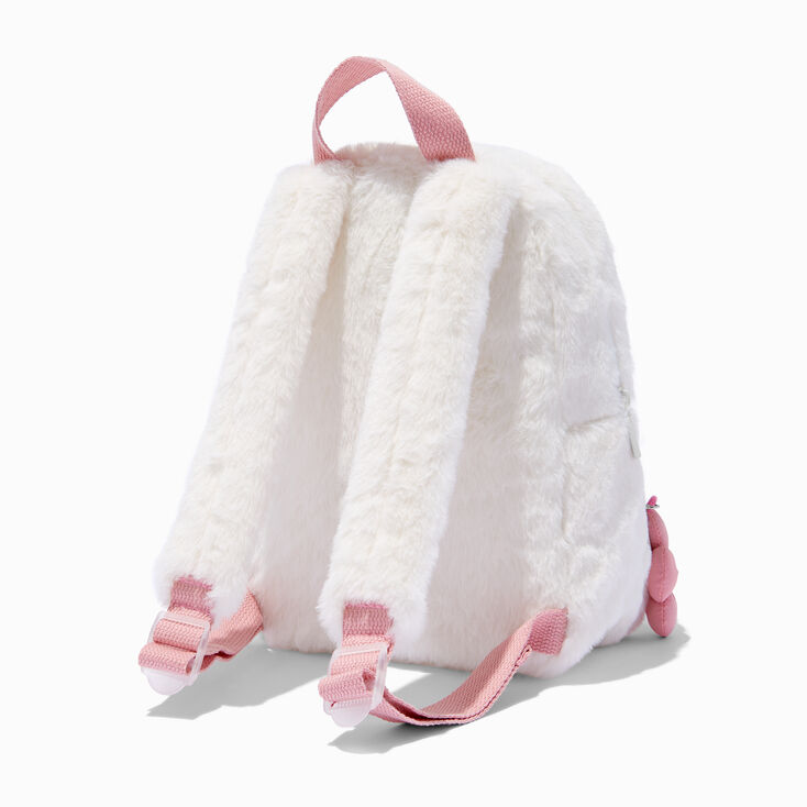 Sac &agrave; dos d&ocirc;me lapin blanc Claire&#39;s Club,