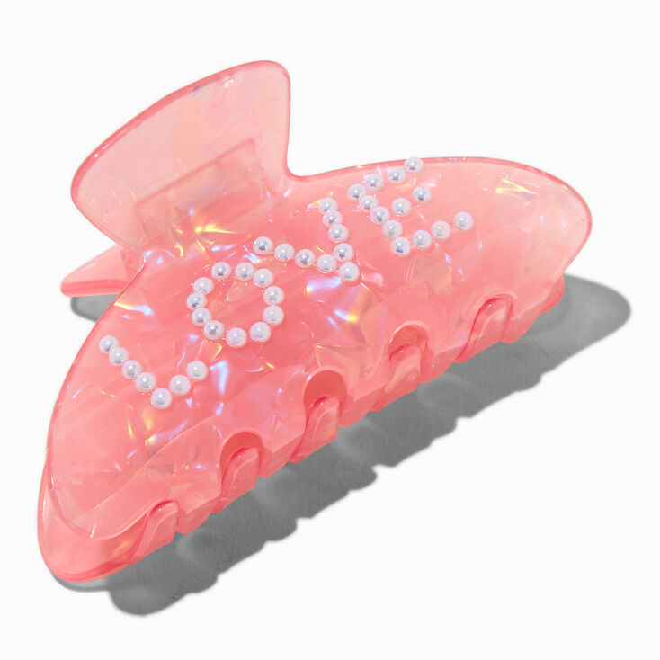 T H E M E x Claire&#39;s Pink DIY Hair Claw,