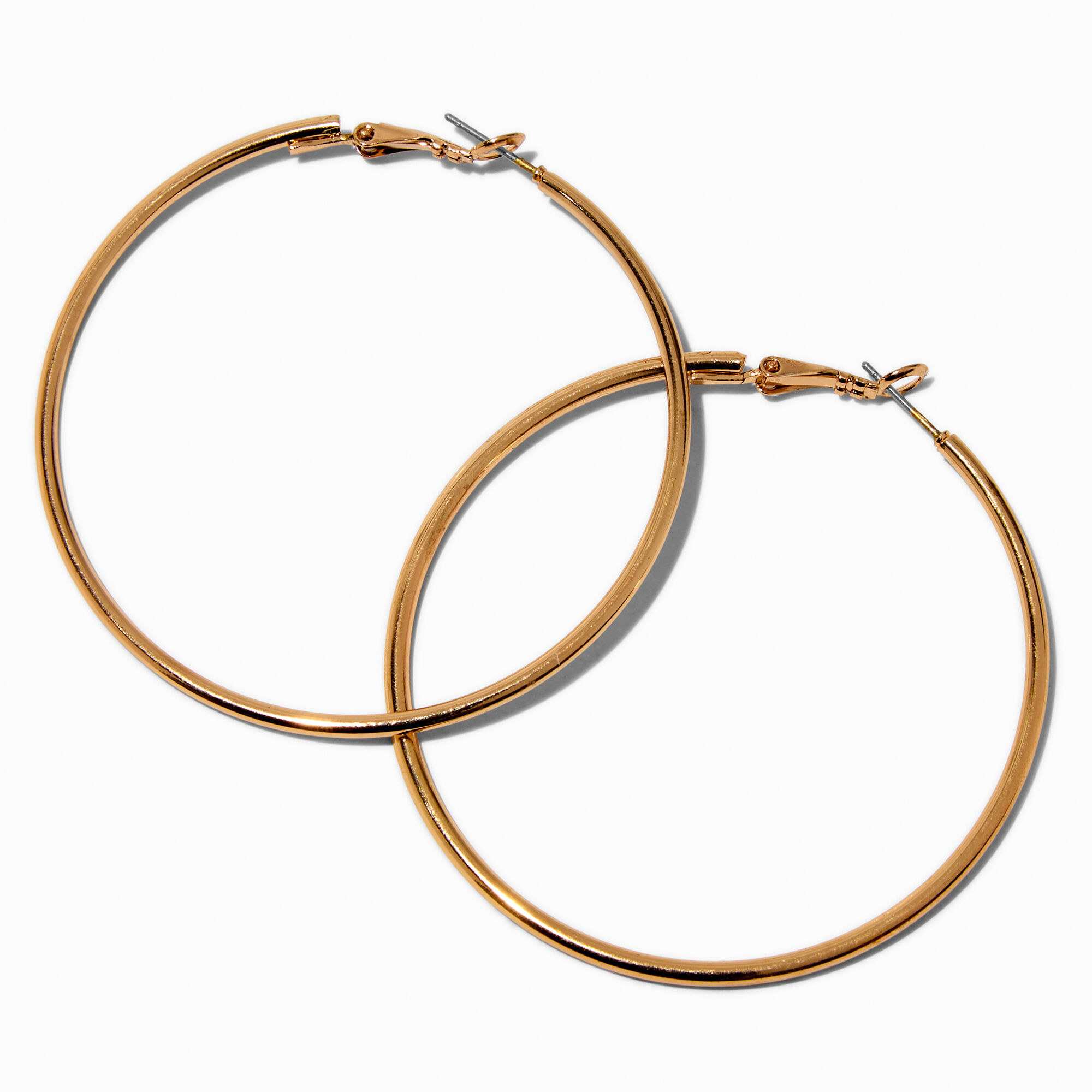1/10 CT. T.W. Diamond Curb Chain Link Double Row Hoop