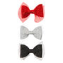 Claire&#39;s Club Glitter Hair Bow Clips - 3 Pack,