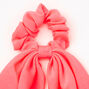 Small Hair Scrunchie Scarf - Neon Pink,
