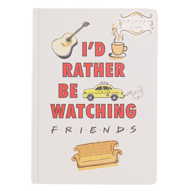 Claire's Carnet blanc FRIENDS™ « I'd rather be watching F.R.I.E.N.D.S »