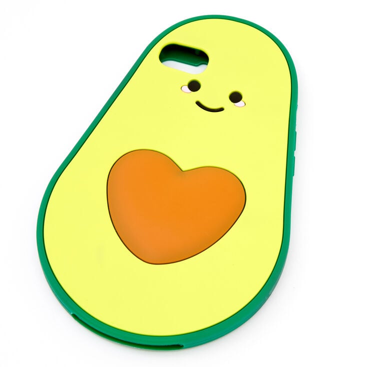Smiling Avocado Silicone Phone Case - Fits iPhone&reg; 6/7/8/SE,