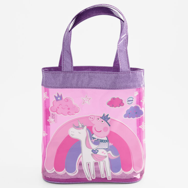 Peppa Pig&trade; Unicorn Plastic Tote Bag &ndash; Purple,