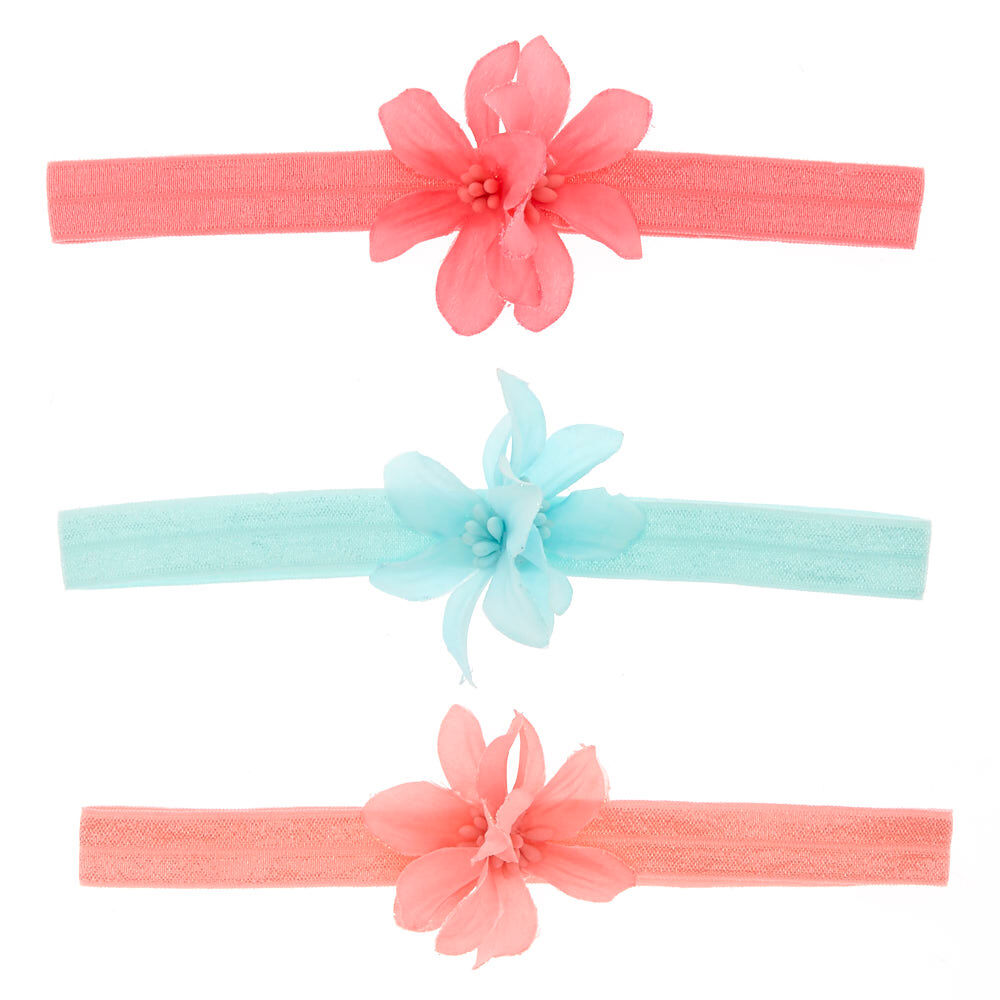 Claire's Club Floral Headwraps - 3 Pack,
