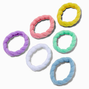 Pastel Swizzle Hair Ties - 6 Pack,