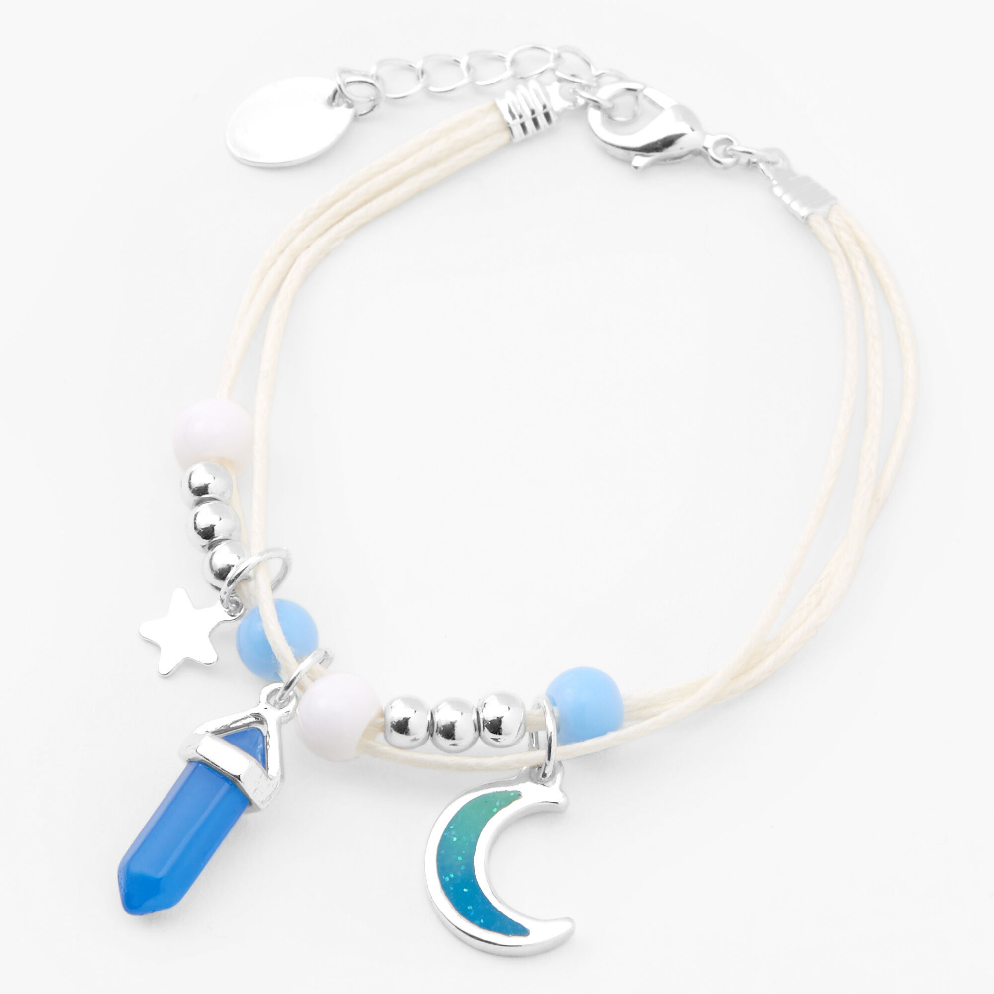 Hiouchi Moon Phases Cuff Bracelet | Rainbow Quartz | Silver – TOILE