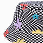 Checkerboard Daisy Bucket Hat,
