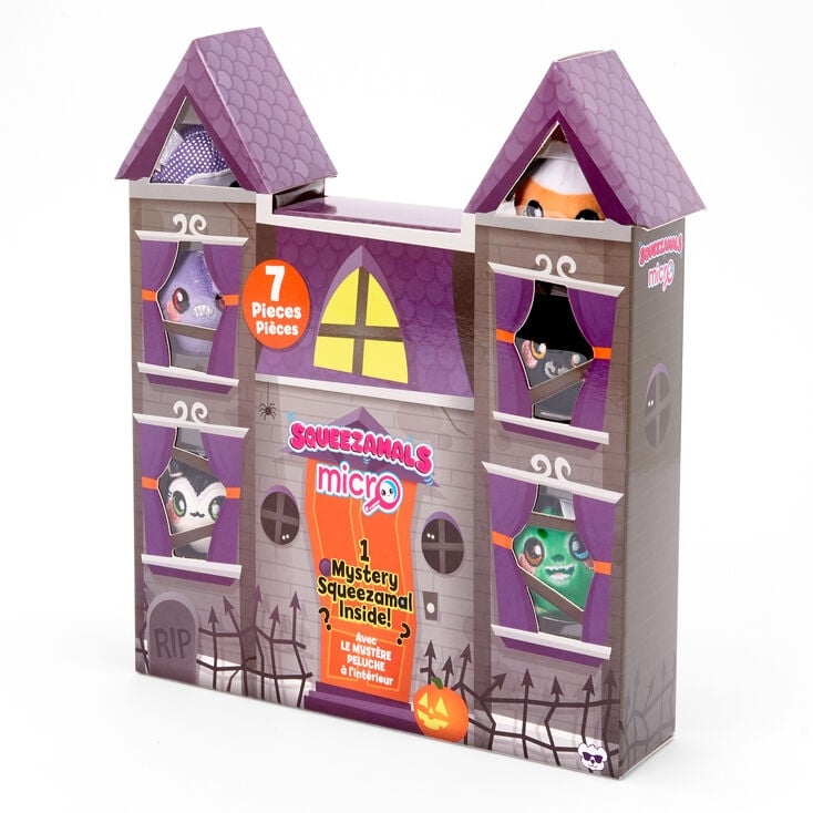 Claire's Pochette surprise micro peluches maison hantée Squeezamals® - Les modèles peuvent varier