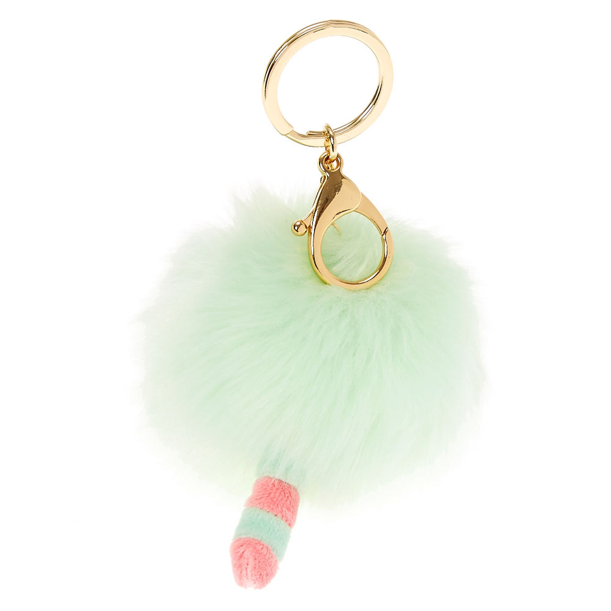 pusheen donut keychain