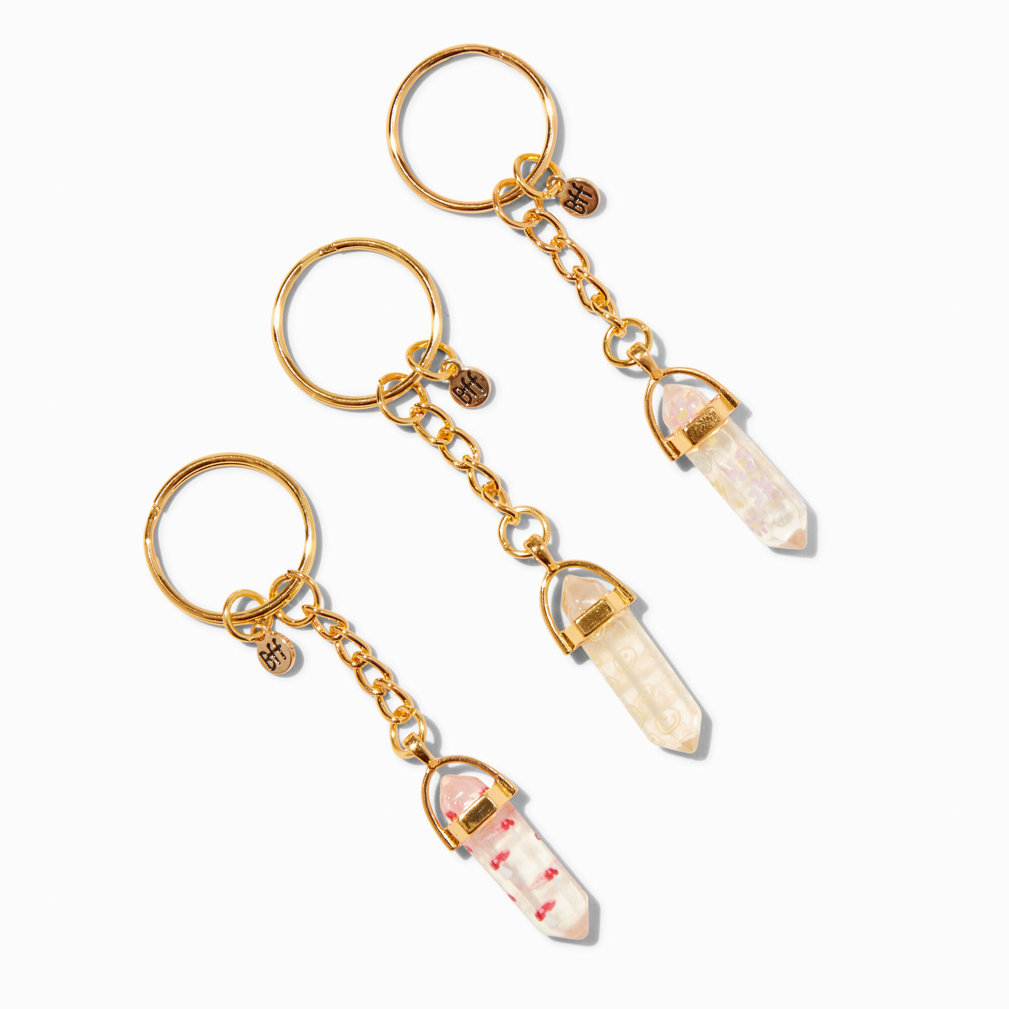 Mystical Gem Best Friends Keyrings 3 Pack Claire s