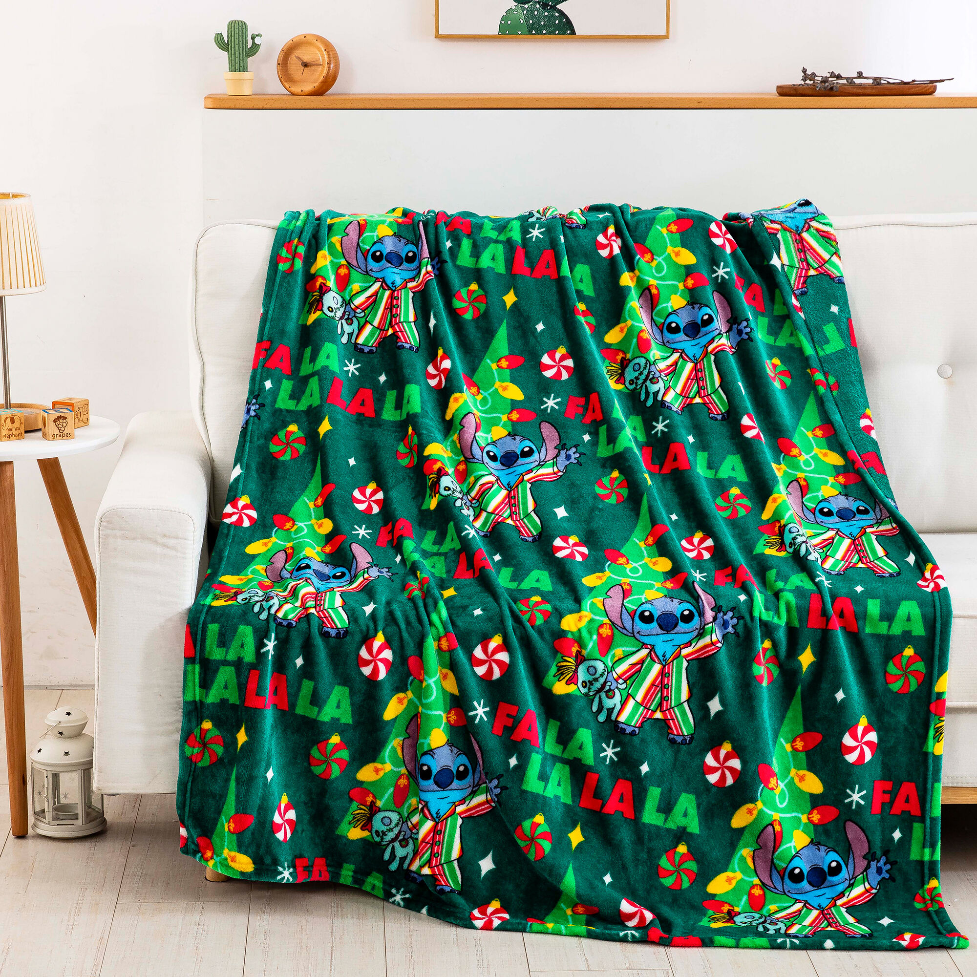 Disney Stitch PJs Tradition Silk Touch Throw Blanket Claire s US