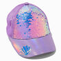 Claire&#39;s Club Purple Sequin Trucker Hat,