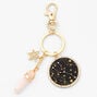 Gold Mystical Gem Zodiac Keychain - Taurus,