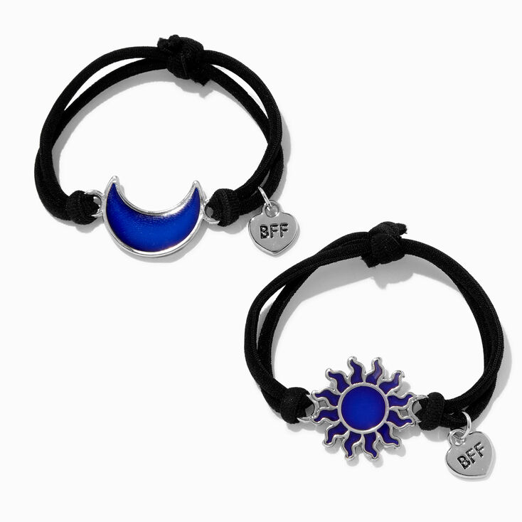 Sun &amp; Moon Stretch Friendship Bracelets - 2 Pack,