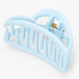 Medium Outline Heart Hair Claw - Light Blue,