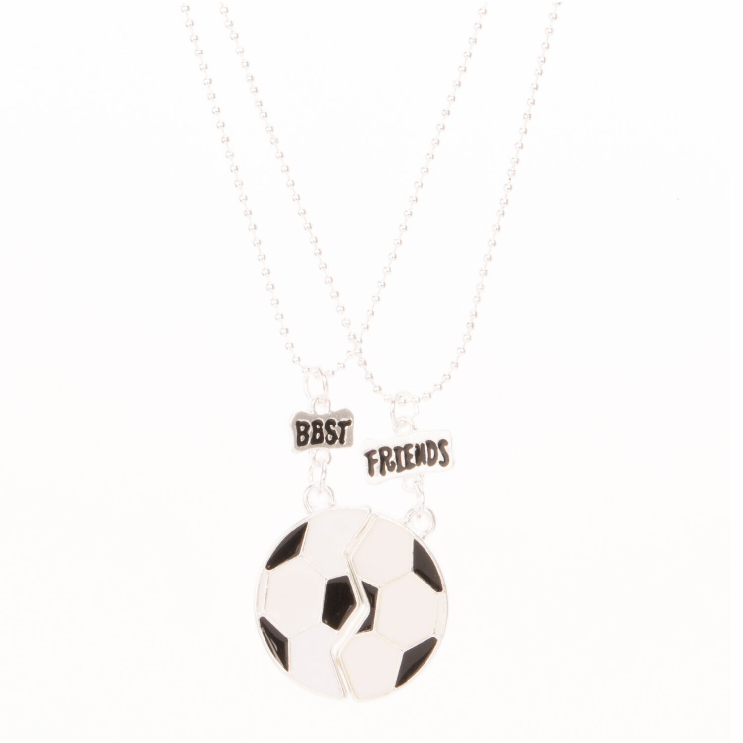 Best Friends Football Necklaces,