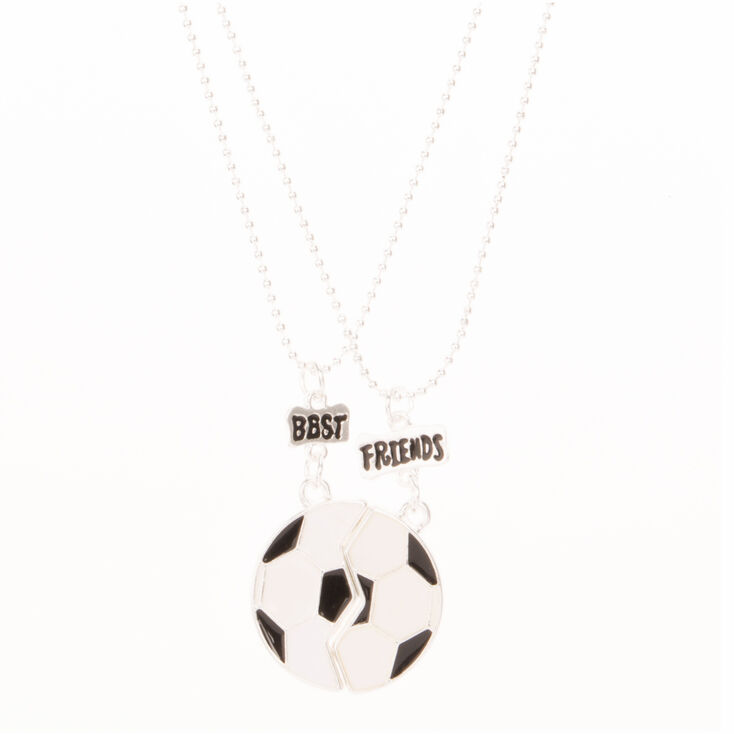 Best Friends Football Necklaces,