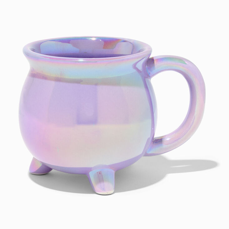 Mug chaudron iridescent potion magique,