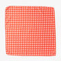 Red Gingham Silky Bandana Headwrap,