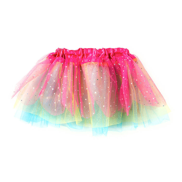 Claire&#39;s Club Rainbow Layered Tutu,