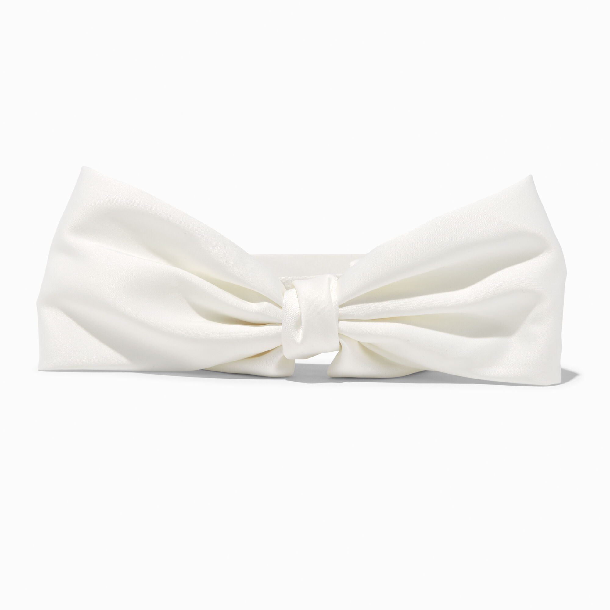 White hotsell bow headband