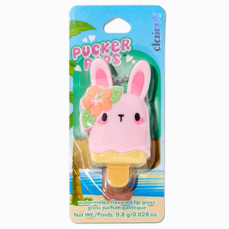 Pucker Pops&reg; Tropical Bunny Lip Gloss - Watermelon,