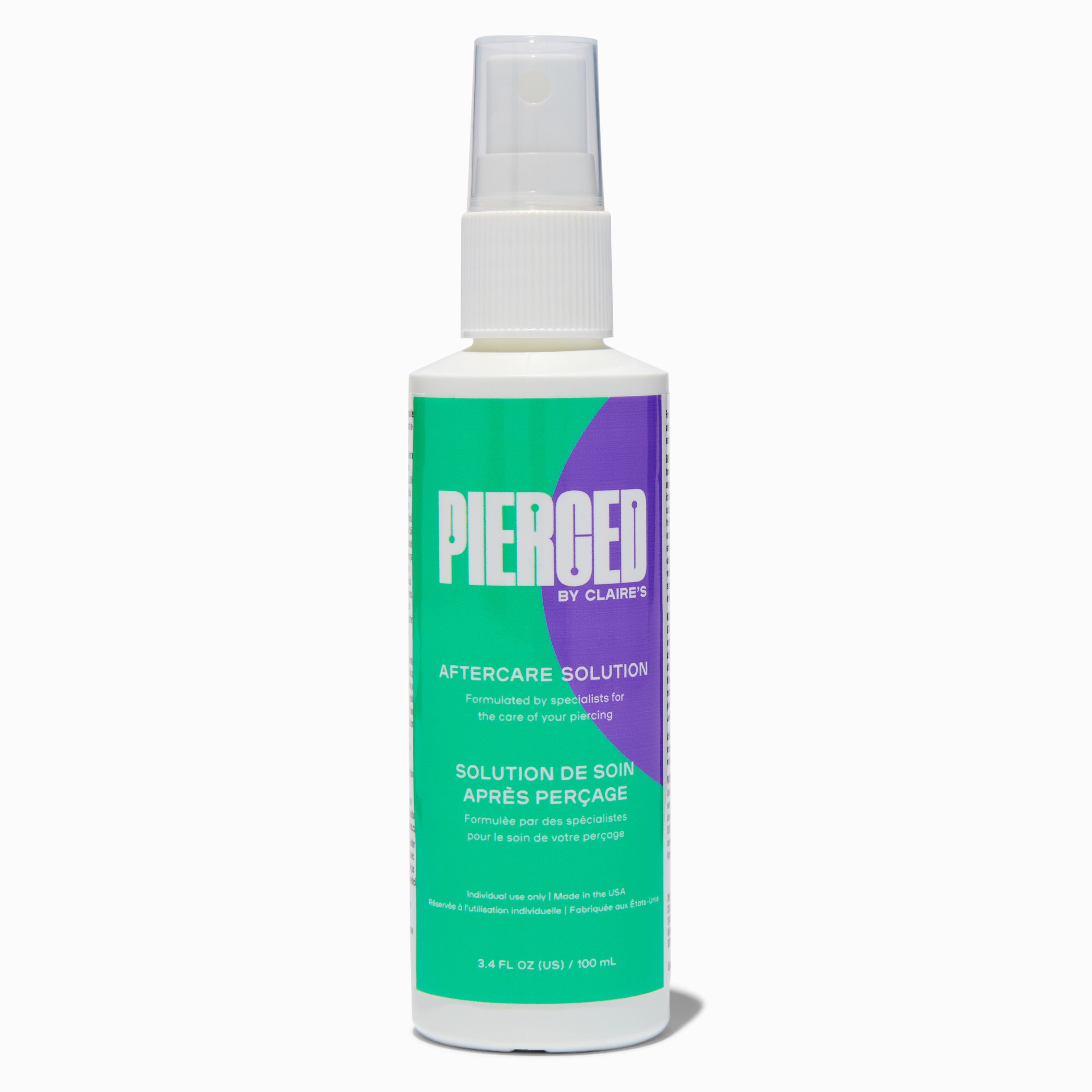 Ear Piercing After Care Cleanser Travel Spray,