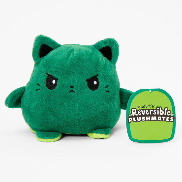 TeeTurtle&trade; Reversible Plushmates Avocado Cat,