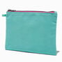 DIY Teal Nylon Pouch,