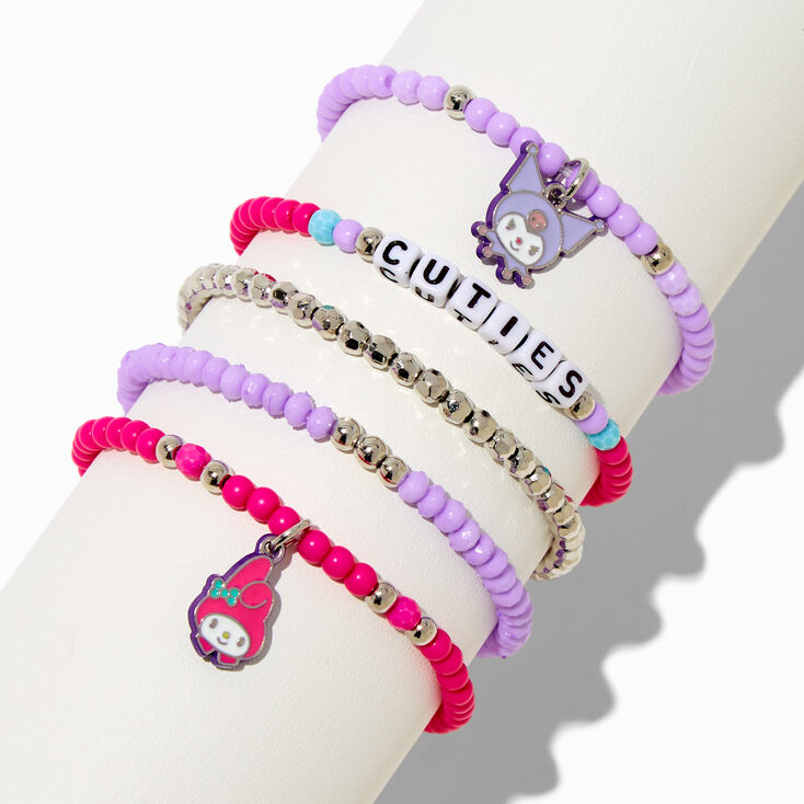 Sanrio&reg; Claire&#39;s Exclusive My Melody&trade; &amp; Kuromi&trade; Bracelet Set - 5 Pack,