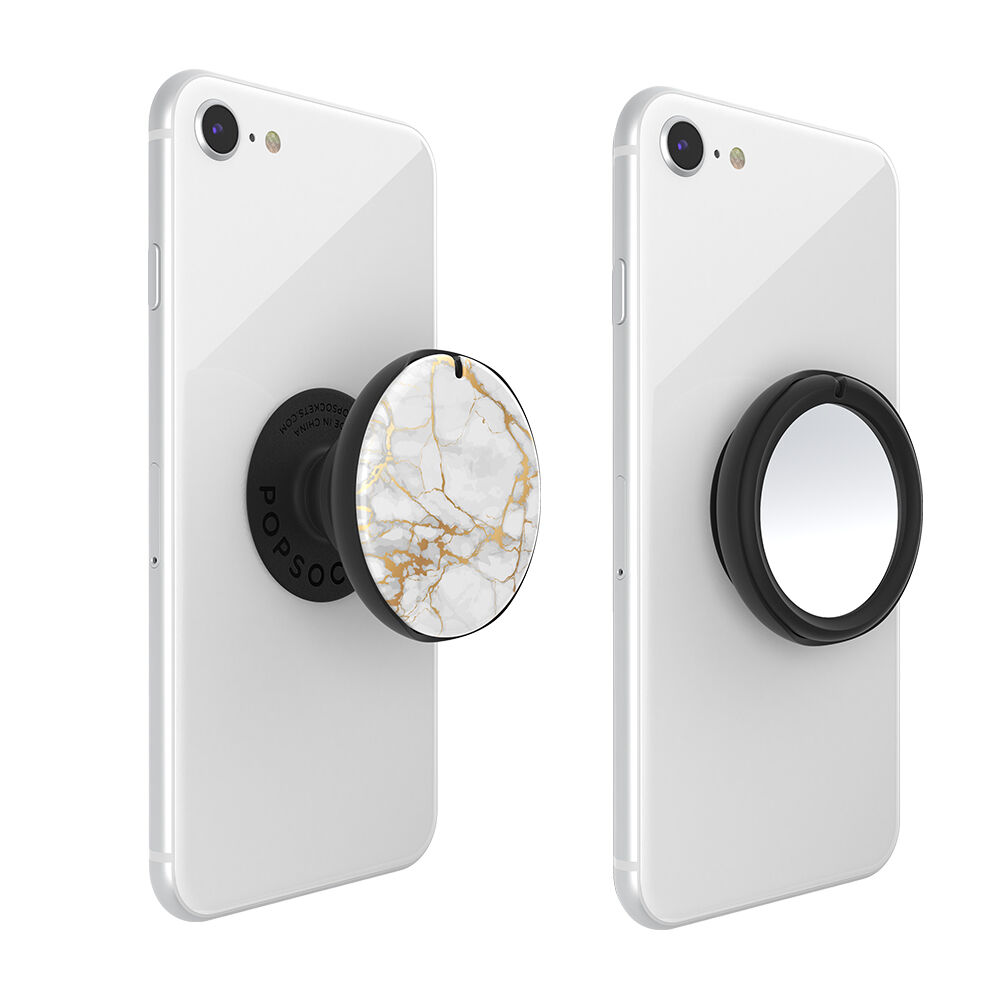 PopSockets PopMirror - Gold Marble,