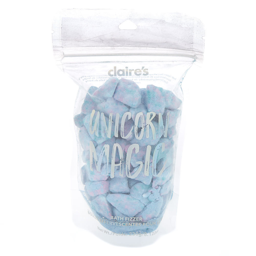 Poudre effervescente bleue pour le bain Unicorn Magic,