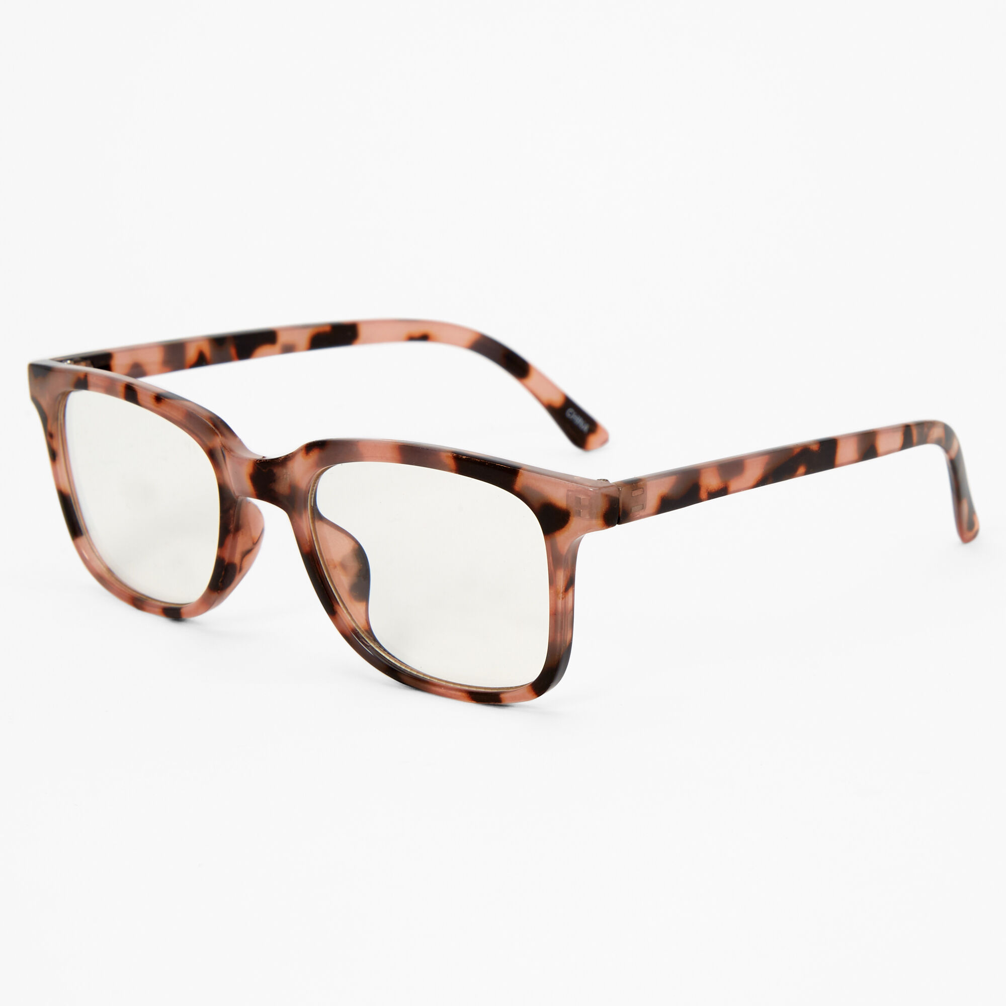 Clear lens tortoise shell glasses shop
