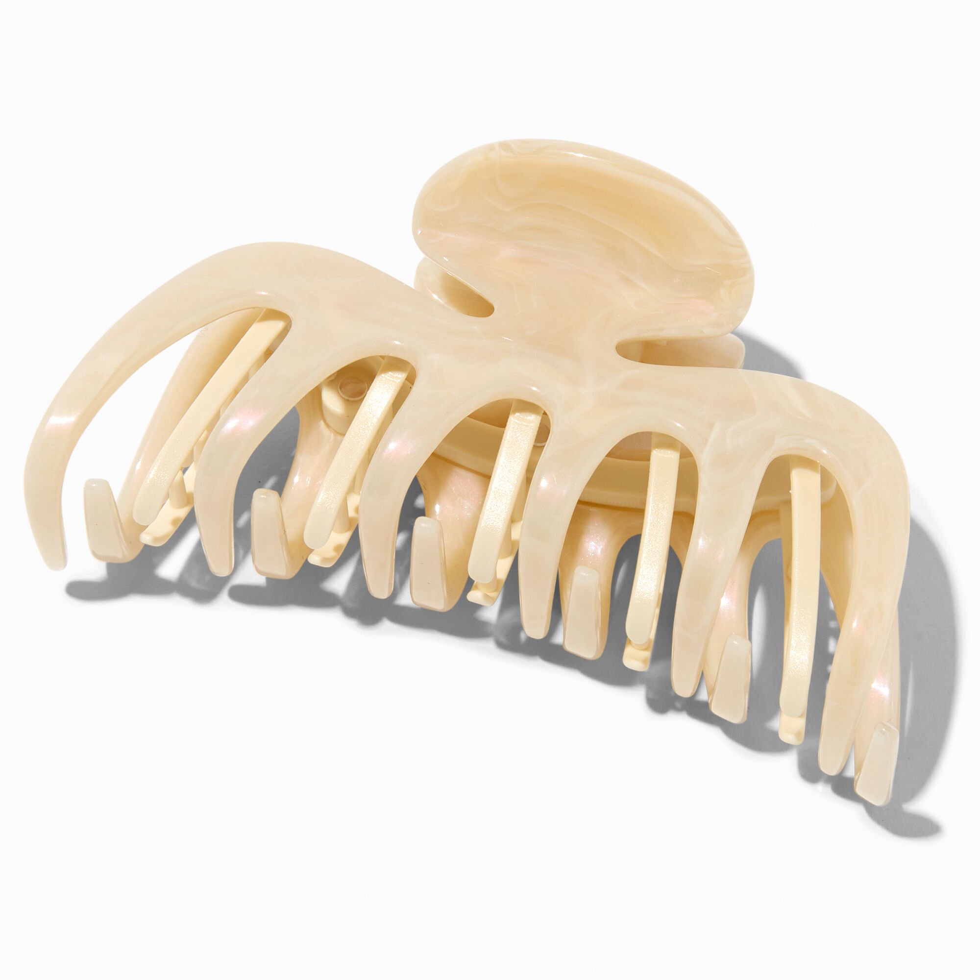 No Bad Hair Day Cream Medium Hair Claw,