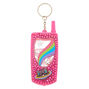 Cat Galaxy Bling Flip Phone Lip Gloss Set - Pink,