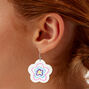 Daisy Outline 1.5&quot; Drop Earrings,
