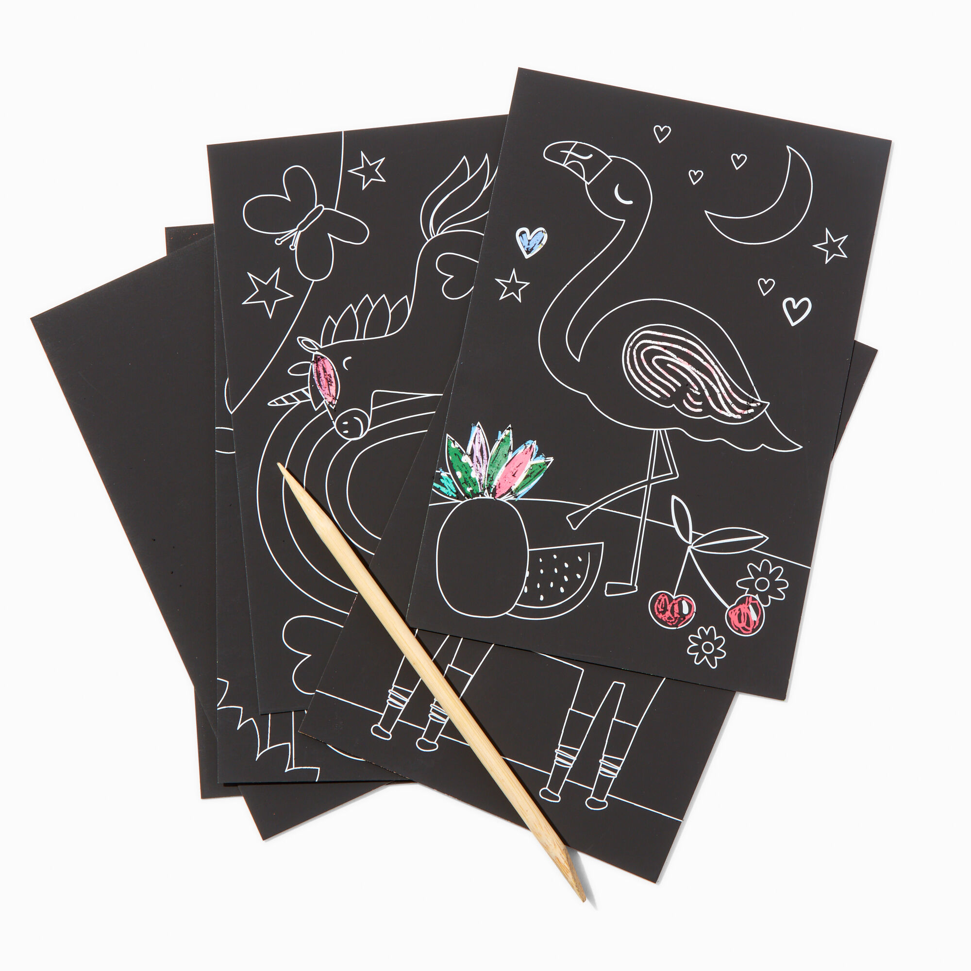 ooly® Funtastic Friends Scratch & Scribble Mini Kit,
